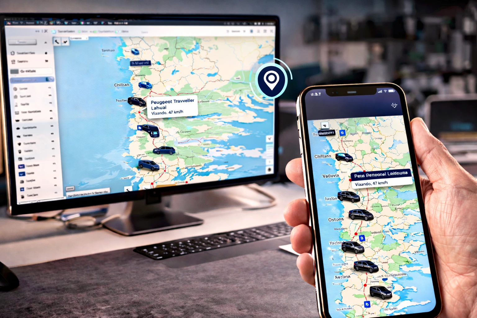 Monitoreo GPS y control operacional Survip